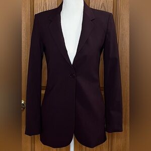 Theory Women's Dark Purple Blazer